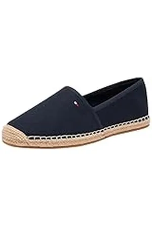 Tommy Hilfiger Dam flagga canvas spadrille, blå (rymdblå), 7 UK, , 41 EU