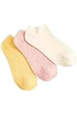 Koton Women 3-pack stövelsockar set vävnad geometrisk broderad, , One Size