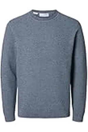 SELECTED Slhross Ls Knit Structure Crew Neck Noos, , L