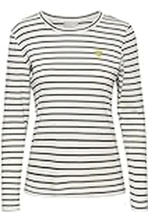 Kaffe Dam T-shirt långärmad vanlig passform Liddy T-shirt, , XS