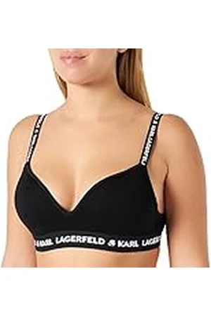 Karl Lagerfeld Dam Logotyp Med Vadderad Behå, , M