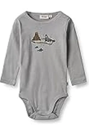 WHEAT Vete baby kropp med Anglermotiv liten storlek Jungen 100% Bio-Baumwolle Öko Tex Standard småbarn sovande, , 56/1 m, , 56/1M