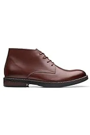 Clarks Herrar Paulson Mid klassiska stövlar, , 44.5 EU