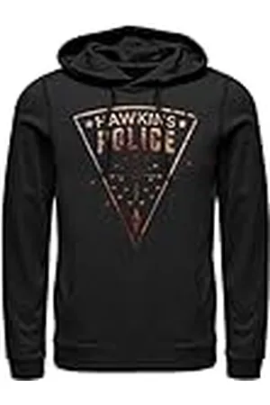 Stranger Things Unisex Hawkins Police Rats huvtröja tröja med huva, , S, , S