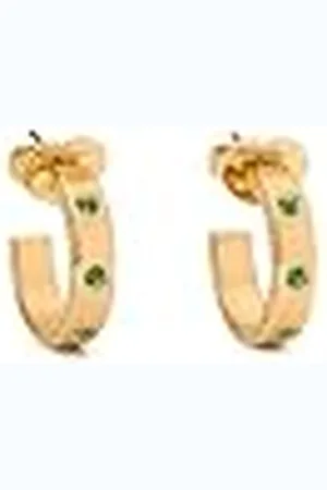 Kate Spade Set in Stone Huggies, Emerald