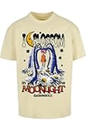 Merchcode T-shirt för män Ashnikko – Moonlight överdimensionerad te, överdimensionerad passform, 100% bomull, L, , L