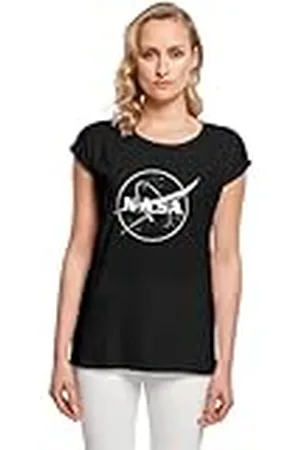 Merchcode Dam-t-shirt Ladies NASA – Galaxy T-shirt, lös passform, bomull 100%, XL, , XL