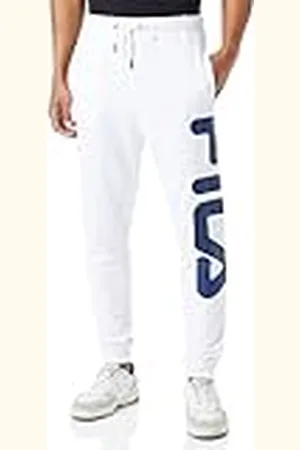 Fila Unisex bronte fritidsbyxor, ljust vit, M, , M