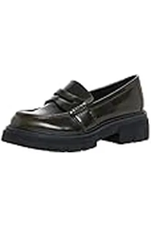 Marco Tozzi Damer 2-2-24700-29 platt toffla, kaki borst, 39 EU