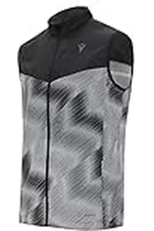 macron Herr Run Chinook Scb Dennis W-Breaker Väst Vitt/Blk Optisk Pr Vindtät, Vit-Svart, XX-Large, , XXL