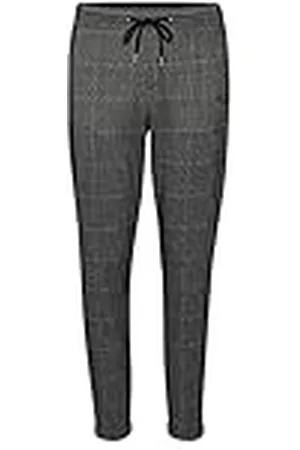 Kaffe Dam 7/8 byxor joggingbyxor passform elastisk, , XL