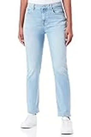 7 for all Mankind Kvinnors avslappnade skinny smal illusion jeans, , normal