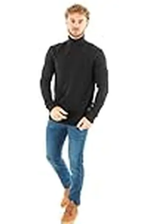 Kaporal 5 Herrtröja, normal passform, långa ärmar, turtleneck, varia-modell, färg, storlek M, , M