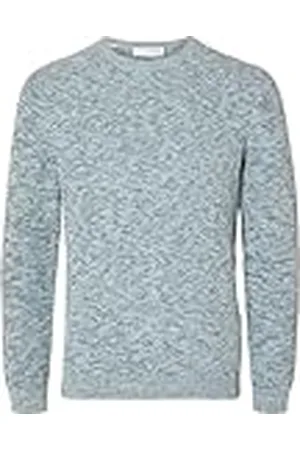 SELECTED SELETED HOMME SLHVINCE LS Knit Bubble Crew Neck NOOS, , XXL