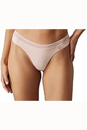 Calvin Klein Stringtrosa för kvinnor Tanga, Beige , XS, , XS