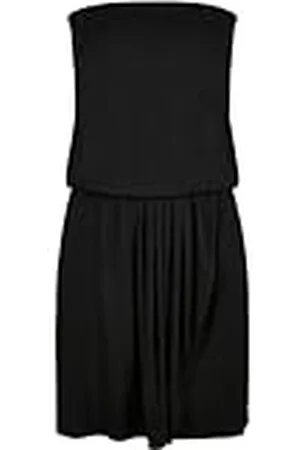 Urban classics Dam, viskos, kort bandeau klänning, avslappnad klänning, , XL