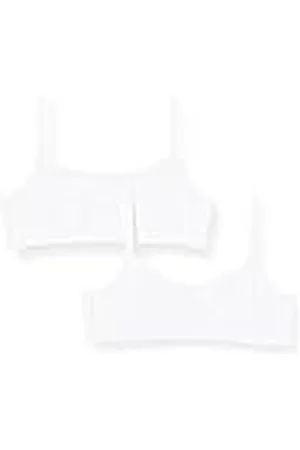 Schiesser Mädchen 2PACK Unterwäsche Bustier mit Spaghettiträger - 95/5 Organic Cotton Bio Baumwolle - Größe 140 bis 176