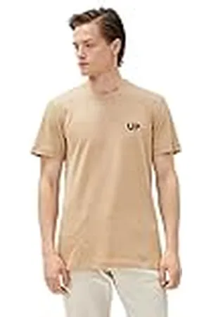 Koton Herr randig linne blandning kortärmad crew neck t-shirt, , XL