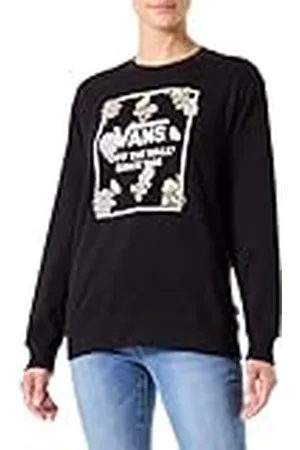 Vans Damtröja svamp blommig ram crew fleece-B, , XXL, , XXL