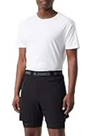 Koton Herr elastisk midja ficka detalj slogansport shorts, , S