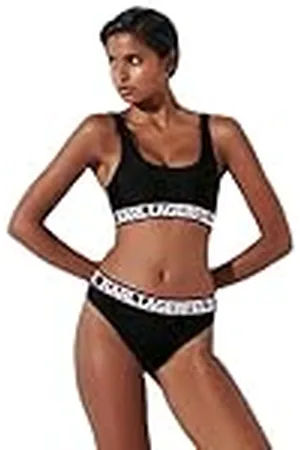 Karl Lagerfeld Elongated Logo Bikinitopp, , S