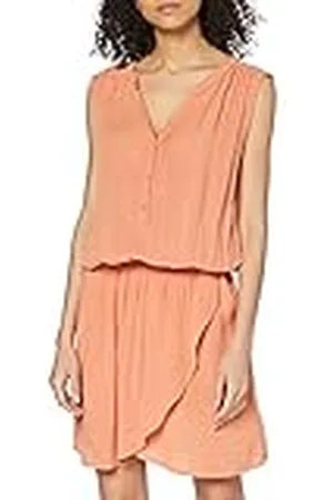 SPARKZ COPENHAGEN Tarita kort klänning för kvinnor, Orange (Terracotta), XL
