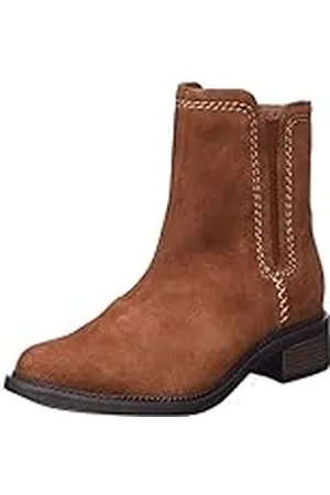 Clarks Dam Maye zip mode båt, mörk brun mocka, 35,5 EU