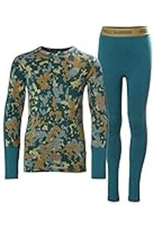 Helly Hansen Unisex barn Jr grafisk LIFA merino set baslager botten, , 10 År