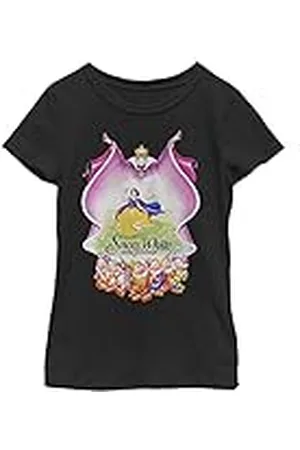 Disney Snow White Group Shot Evil Queen Cape Fill Girls standard T-shirt, , X-small, , XS