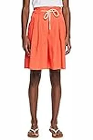 ESPRIT Collection Med linne: Shorts med dragsko, , 36 SE