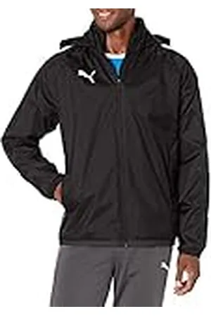 PUMA Teamliga All Weather jacka tröja för män, savrt-svart, M