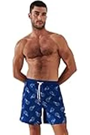 Karl Lagerfeld Ikonisk 2.0 AOP Med boardshorts, Ikonik Outline AOP Blue, S, , S