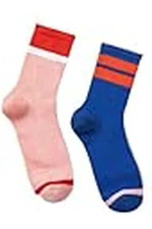 Koton Dam remsa 2-pack tennisstrumpor set flerfärgad, , One Size