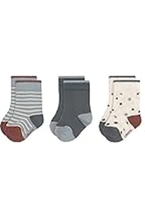 LÄSSIG LÄSSIG unisex barn- och babystrumpset 3/ Tiny Farmer blå storlek 12-14