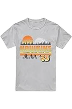 Stranger Things – Hawkins retro 85 unisex t-shirt, atletisk ljung, XXX-Large, , 3XL