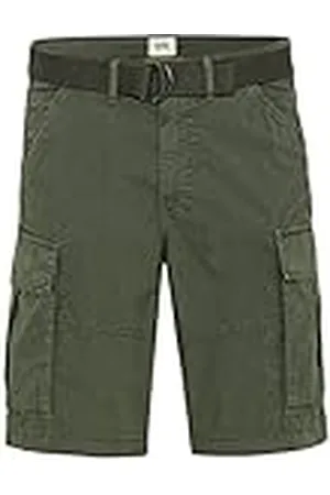 Camel Active Cargoshorts för män, normal passform, Houston med flätat bälte, cargobyxor, , 30W