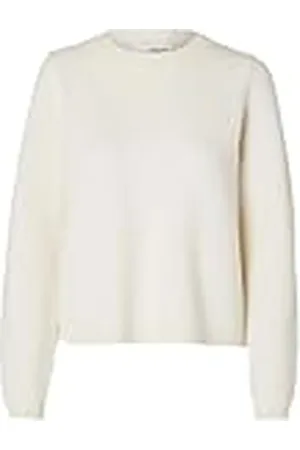 SELECTED SLFANA LS KNIT O-NECK NOOS, , S