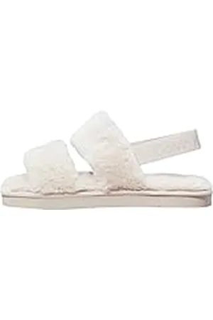 Calvin Klein Jeans dam hem kardborreband i päls YW0YW01595 husskor, beige (trippel äggskal), 5 UK, , 38 EU