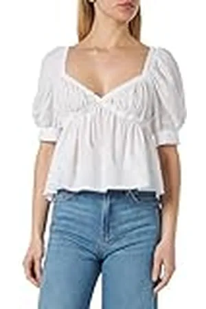 Pinko ACERENZA Cape färgad muslin topp, , 36