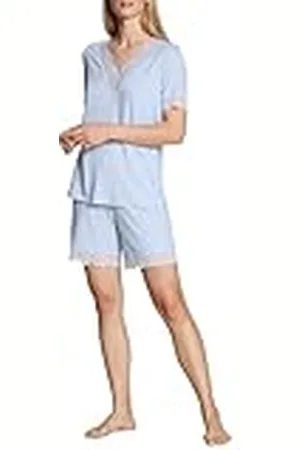 Calida Eleganta drömmar, kort pyjamas, dam, luftigt snitt, med spetsdetaljer, smidig och gosig, , 48-50