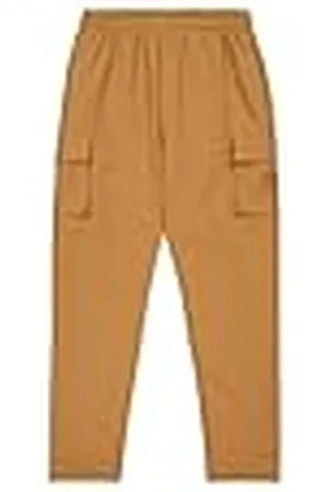 Champion Legacy C-Tech (220404) - Stretch Polyester Woven Elastic Cuff Cargo Träningsbyxor, Brun, XL Herr FW24, , XL