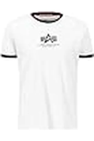 Alpha Industries Herr Basic T Contrast Ml kortärmad skjorta, , XS
