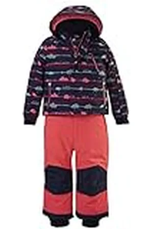 Killtec Unisex FISW 5 MNS Jck and PNTS 3 i 1 skidoverall/snödräkt med dragkedja och huva, , 86/92