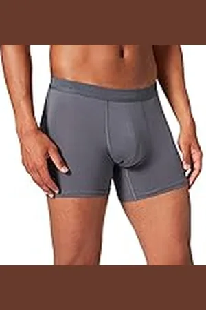 Sloggi Män EverNew Short Boxershorts, delfingrå, 4, , 4