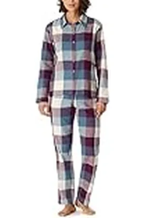 Schiesser Pyjamasset för kvinnor, Flerfärgad, 46 Große Größen