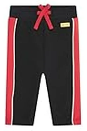 Steiff Joggingbyxor, EU storlek 74 marinblå, flickbyxor, babysweatpants av bomull, sport- och fritidsbyxor för spädbarn, bekväma och mjuka träningsbyxor, tvättbara, marinblå, 74 cm