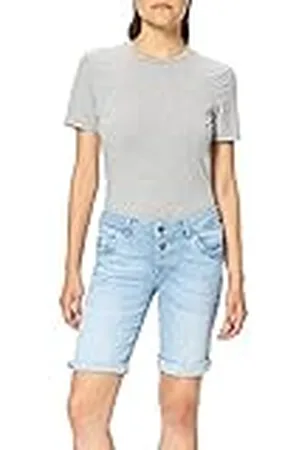 Timezone Dam Slim NaliTZ Jeansshorts, Tropic sea Blue Wash, 30