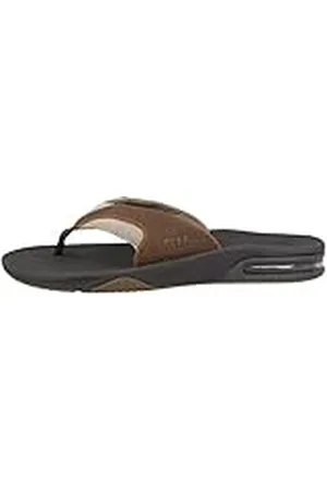Reef Herrar läder fanning flipflop, , 37.5 EU