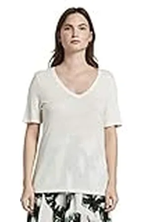 TOM TAILOR Mine to five Damer V-ringad linne t-shirt 1019622, , S