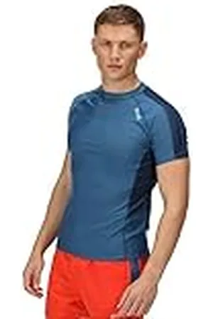 Regatta Unisex Ss Rash Guard Shirt, Dynasty blå/Moonlight denim, XXL